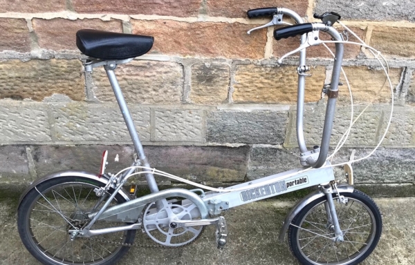 Bickerton Portable alloy folding bike, grey