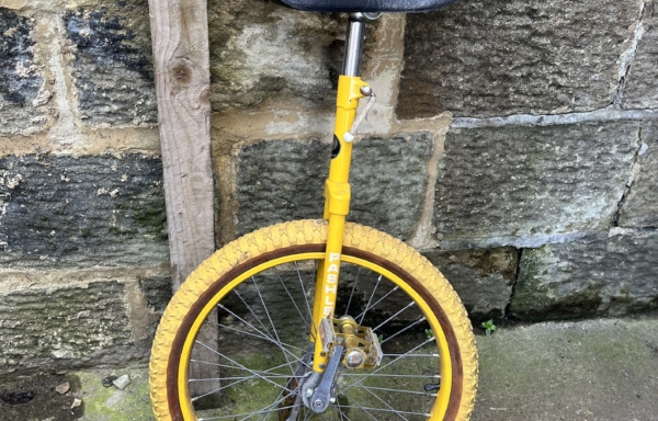 Pashley unicycle, yellow