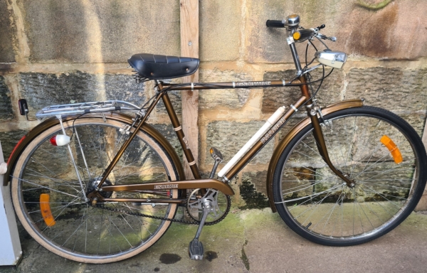 Raleigh Esquire classic mans bike, brown