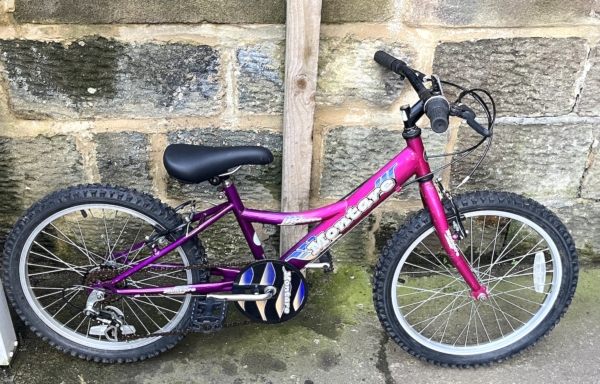 Falcon Montare 20in kids bike, metallic pink/purple