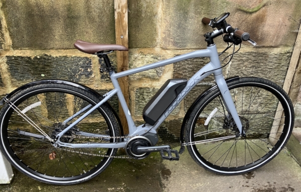 Ridgeback E-Flight Di2 electric urban bike, grey (VGC)