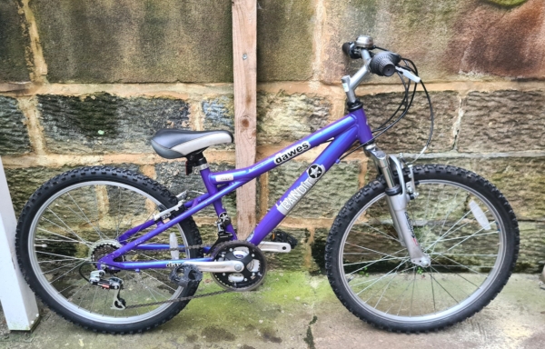 Dawes Bandit alloy 24in kids bike, purple