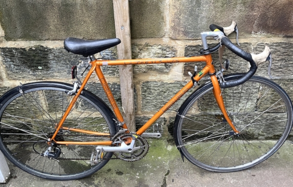 Dawes Ultra Plus classic road bike, metallic orange
