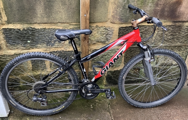 Giant Rock alloy MTB, red/black