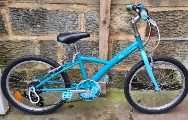Btwin Original 120 20in kids bike, blue