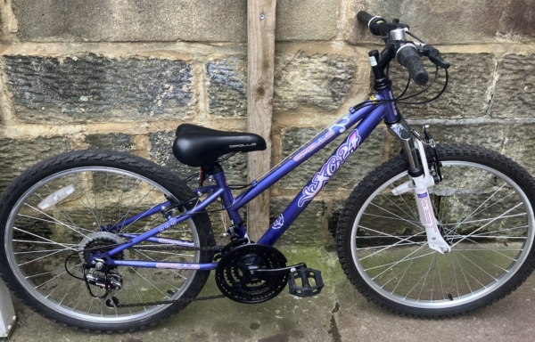 Apollo XC24 24in kids bike, metallic purple