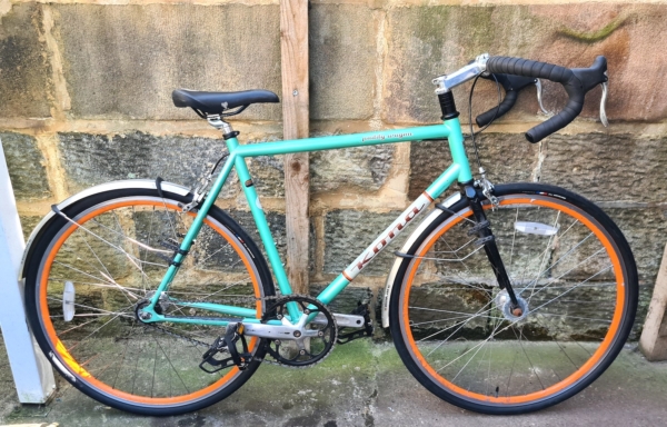 Kona Paddy Wagon single speed road bike, green