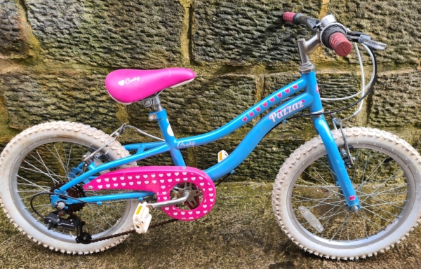 Pazzaz Cruisy 18in kids bike, blue