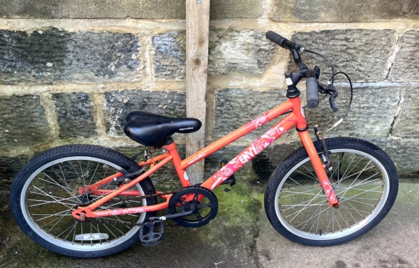 Apollo Envy 20in kids bike, red