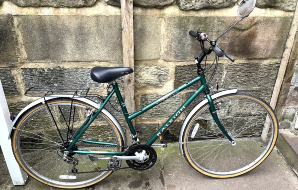 Raleigh Pioneer Classic ladies bike, metallic green