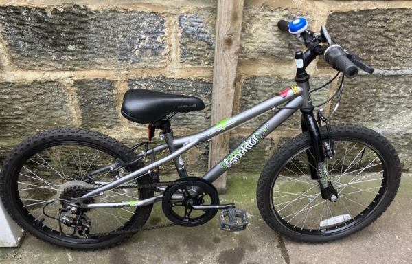 Apollo Spektor 20″ kids bike, metallic grey