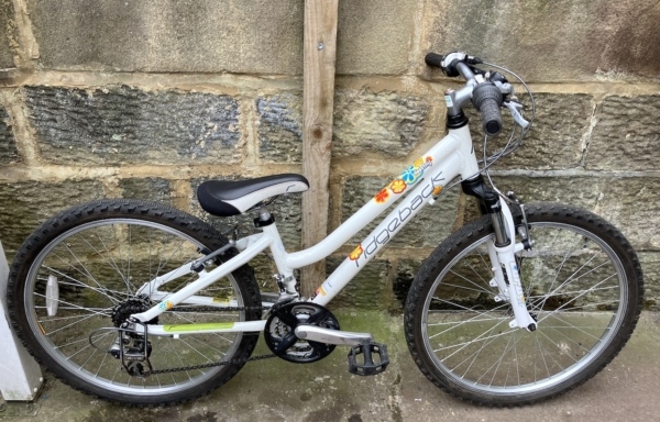 Ridgeback Destiny alloy 24in kids bike, white
