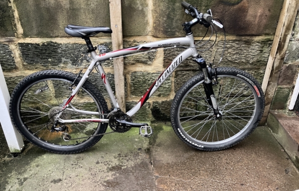 Specialized Hardrock MTB, silver