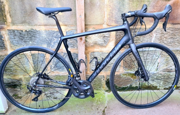 Cannondale Synapse carbon disc road bike, black