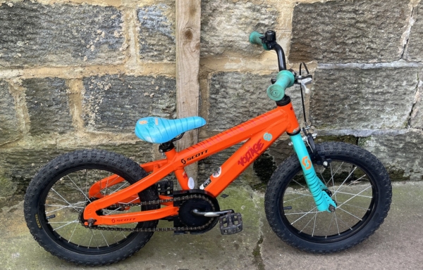 Scott Voltage alloy 16in kids bike, orange