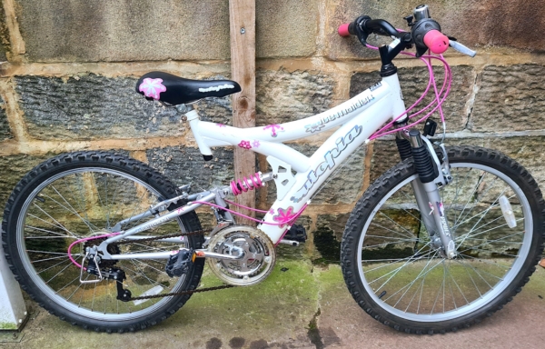 Utopia Ice Maiden 24in kids bike, white