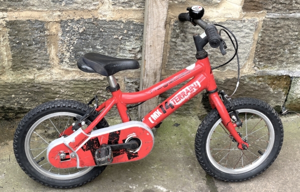 Ridgeback MX14 alloy 14in kids bike, red