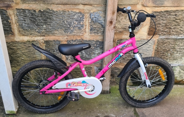 M Stormer Chipmunk 18in kids bike, pink